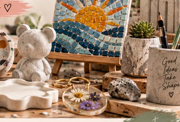 Mosaic Art Workshop at Craftorium Workshop Pattaya